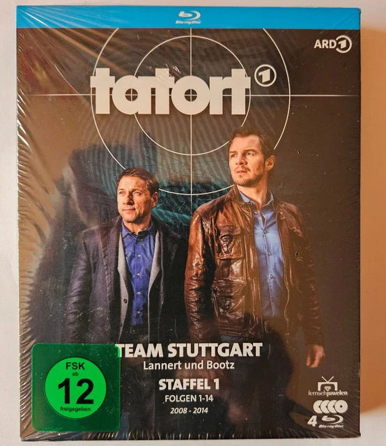 TATORT TEAM STUTTGART Lannert und Bootz STAFFEL 1 4 BLURAY; NEU