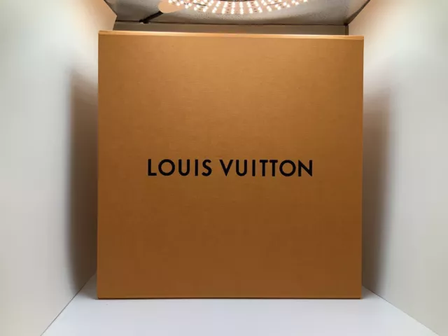 Gift Set! AUTHENTIC LOUIS VUITTON Gift Storage Empty Box  11.75x10.5x5.5" Ribbon
