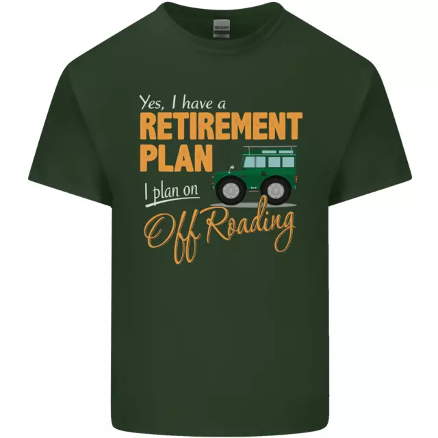T-shirt da uomo in cotone divertente Retirement Plan Off Roading 4X4 Road 9