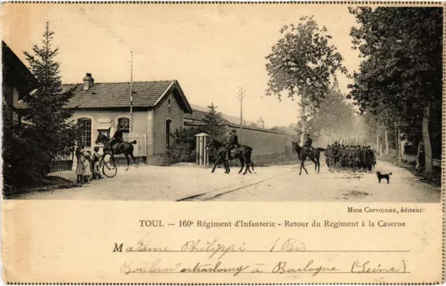 CPA Militaire Toul - 160e Régiment d'Infanterie (90397)