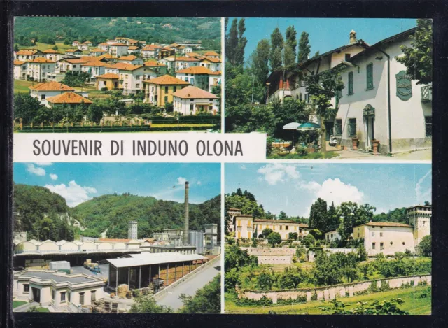 Cartolina Souvenir di Induno Olona VEDUTINE CA410