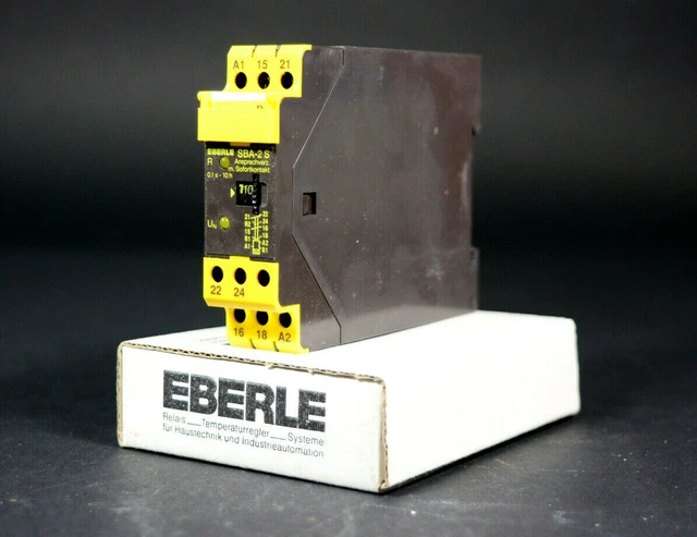 EBERLE TYPE SBA 2S Time Relay 0 1sec 10 H Response Delayed With EBERLE TYPE SBA 2S Time Relay 0 1sec 10 H Response Delayed With