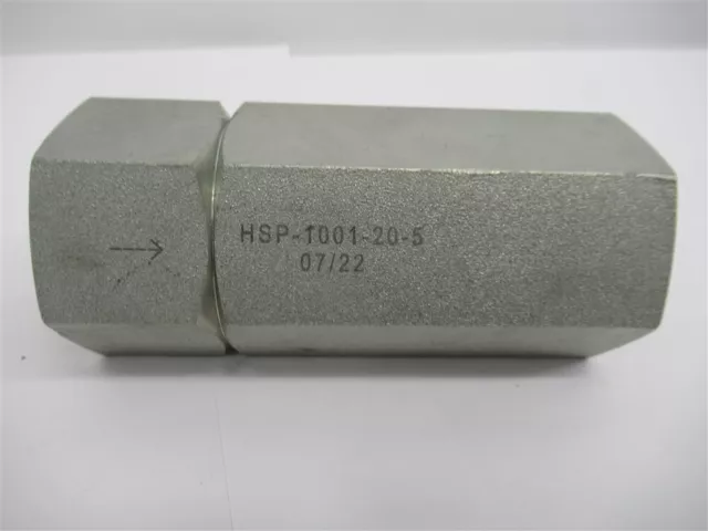HSP-1001-20-5 , 1-1/4" Inline Check Valve