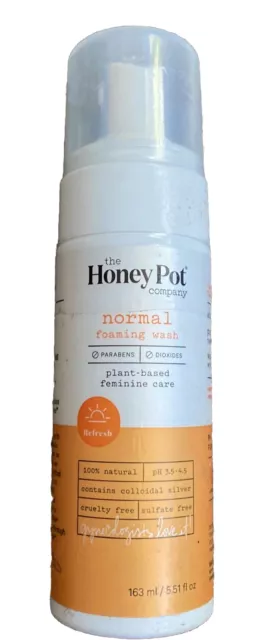 The Honey Pot 100% Herbal Normal Foaming Wash feminine cleanse  5.51 Oz