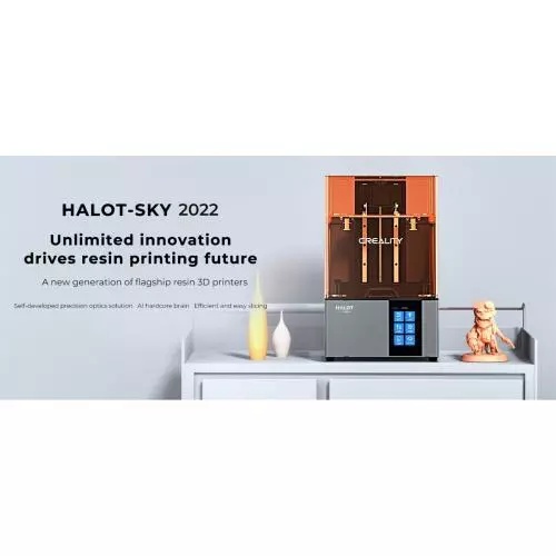 Creality Resin 3D Printer Halot-Sky 2022 6K Mono LCD Screen - 1-4s / Layer,