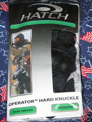 Hatch Operator Hard Knuckle SOGHK300 Gloves Black NEW