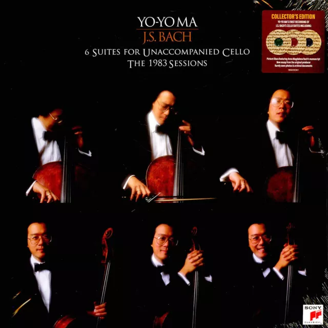 Yo-Yo Ma - Six Unaccomp. Cello Suites 1983 Se (Vinyl 3LP - 2023 - UK - Original)