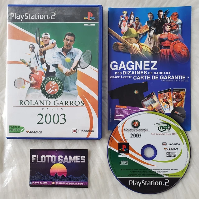 Roland Garros 2005 – Jeu Complet – PlayStation 2 (PS2) – PAL – Bon état