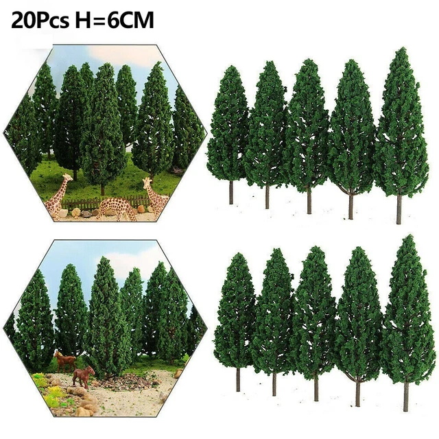 3 Arbres érables Miniatures Artificiels Pour Diorama - 10, 13 Et 15 Cm - Décoration Maquette, Train électrique