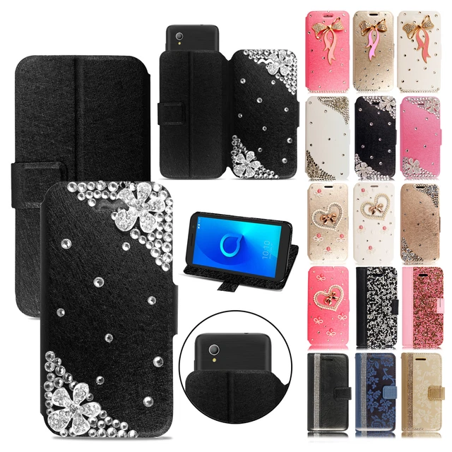 Flip Cases Wallet Case Doro 8080 CASE FOR DORO Smart Phone Bling