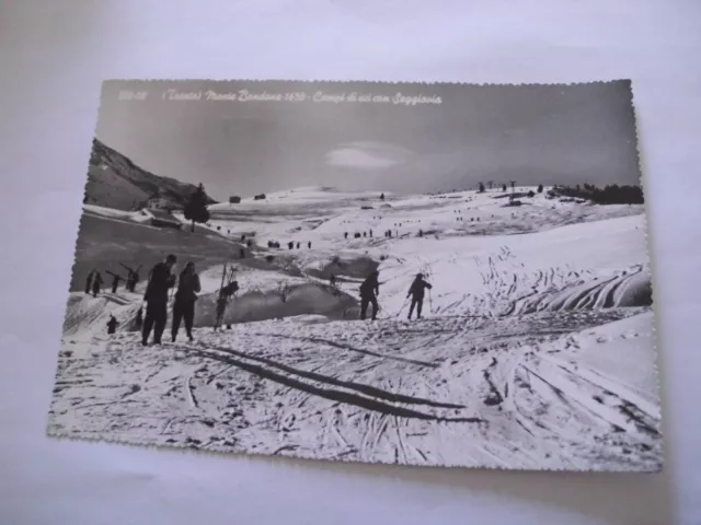 Trento - Monte Bondone campi di sci con seggiovia - spedita f. g.