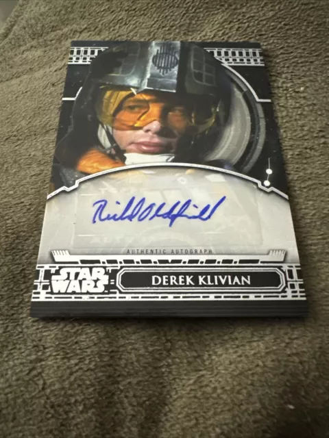 2017 Topps Star Wars 40th Anniversary Richard Oldfield As Derek Klivian Auto