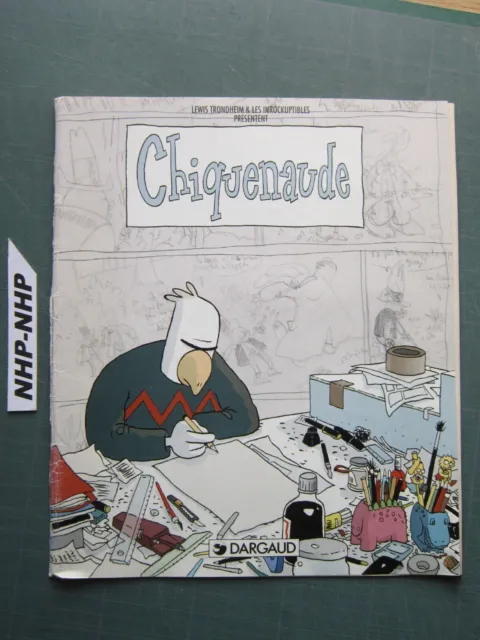 BD "Chiquenaude", Lewis Trondheim, 1996, inédit, supplement "les Inrockuptibles"
