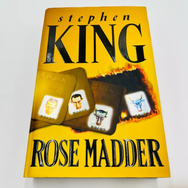 Stephen King Rose Madder (Hardback,Book 1995)1st Hodder & Stoughton Free post