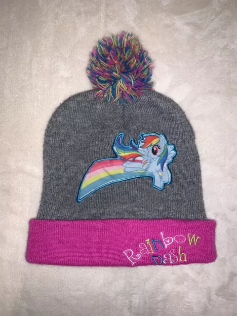 My Little Pony Rainbow Dash Toboggan Beanie Winter Hat Youth Children