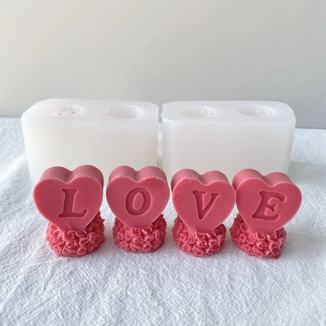 Bougie Moule Fabrication de savon Moule en silicone Moule de cire d'art 3D