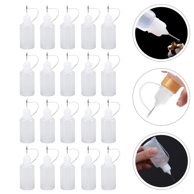 15 Pcs Oil Applicator Bottle Pointy Needle Applicator Bottle