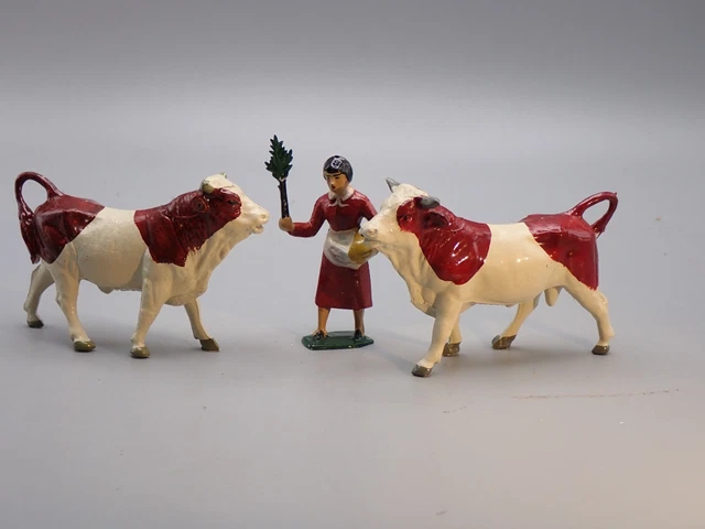 ANIMAUX DE LA Ferme Anciens Britains Ancien Vintage En Plastique