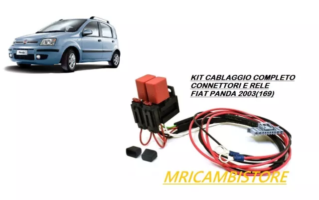 Kit Cablaggio Body Computer Fiat Panda Centralina Riparazione Anabbaglianti Rele