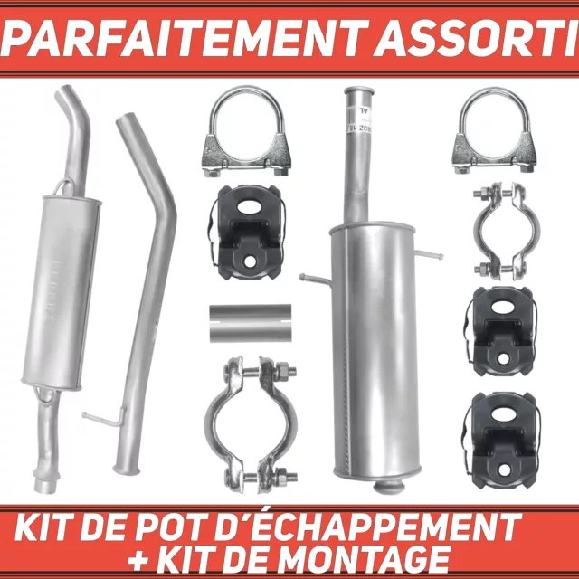 Kit de pot d’échappement pour Citroen Xsara Picasso   1.8i (99-12)