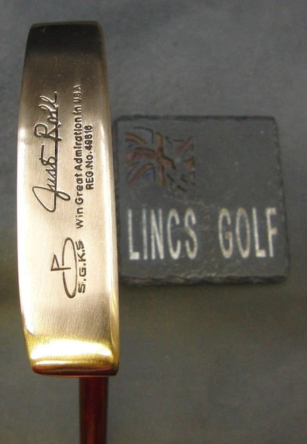 Vintage Japanese SGKS Royal Just Roll Putter Steel Shaft 88cm Long Vintage Japanese SGKS Royal Just Roll Putter Steel Shaft 88cm Long