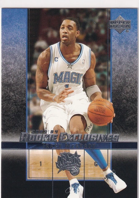 Magic Rookie Champ 2003-04 UPPER DECK Rookie Exclusives Tracy Mcgrady Orlando Magic Nba Bz ...