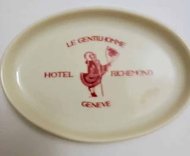 Vintage Hotel Richemond Porcelain Coin/Jewelry Tray