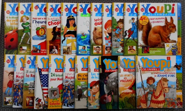 LOT de 22 Magazines YOUPI J'ai compris ! 5/8 ans BAYARD parmi n° 239 à 301