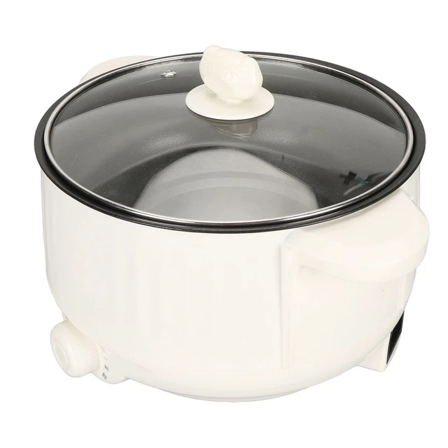 Pentola Elettrica Multifunzione Wilzoe 2.8L – 1000W, Antiaderente, Acciaio Inox, Per Spaghetti E Salse