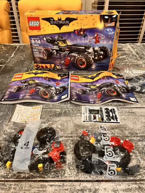 Lego Batman Movie 70905 The Batmobile 2017 Robin Man-Bat Incomplete