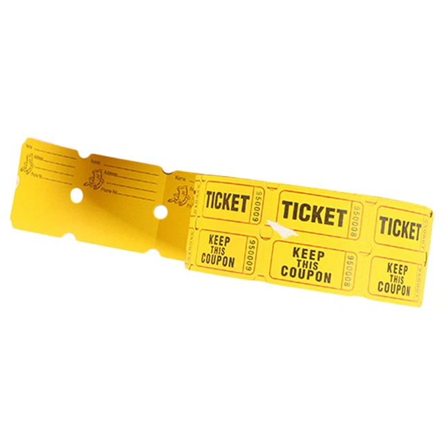 Rollo Rifa 1 ROLLO DE entradas para rifa, entradas para centro comercial rollo ...
