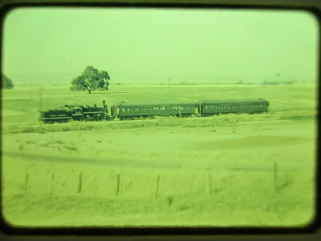 1960er Jahre Sierra Railroad Lokomotive Oakdale California CA 35 mm Farbe Foto Folie