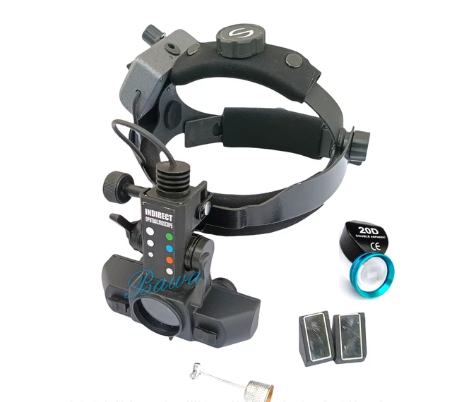Ophtalmoscope Indirect Sans Fil TARUN Avec Objectif 20D - Neuf Pour Laboratoire