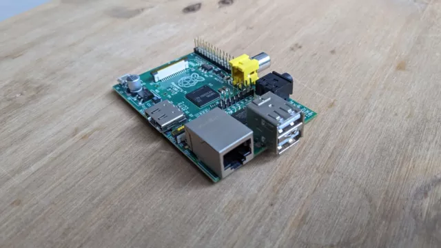 Raspberry Pi Model B Rev 1 with Case