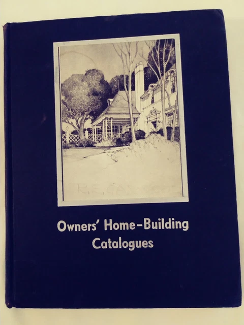 1939 Owner's Home Building Catalogues Book linoleum plumbing tiles GE telephones