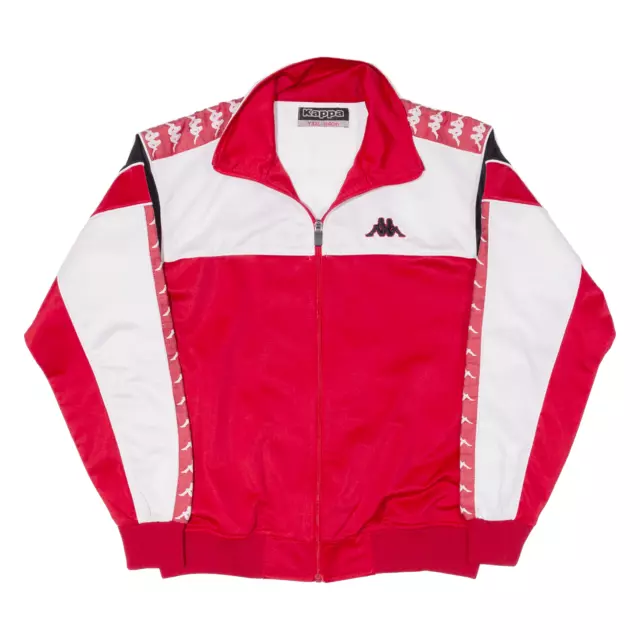 KAPPA Giacca da Track Ragazzi Rossi 2XL