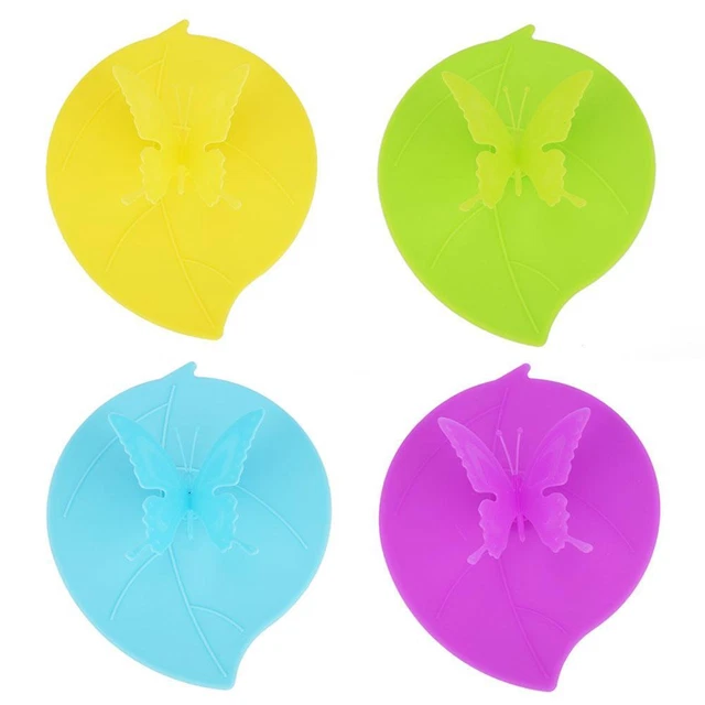 Copertura tazza in silicone tazza da tè aspirazione riutilizzabile resistente al calore tazze sigillate tappo coperchio