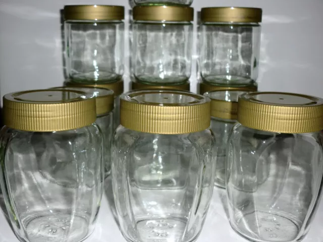 13Stck. Honiggläser Gläser 500ml mit Deckel Imkerei Imkereibedarf Top Zustand!