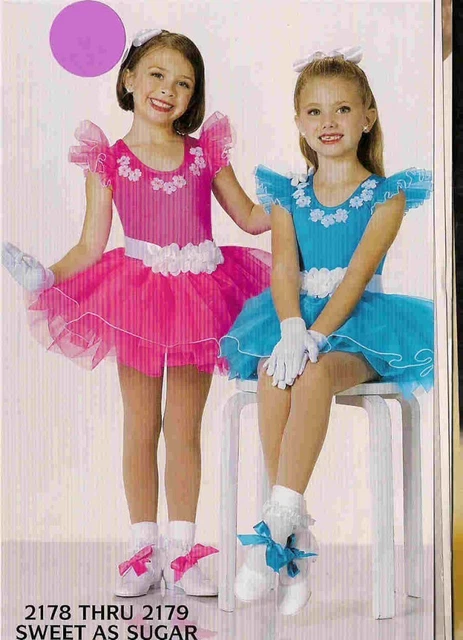 Dance Costume  Tap Skate Ballet Pageant Dress Pink  Sweet as Sugar
