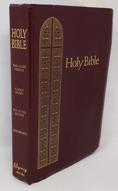 HOLY BIBLE NEW King James Giant Print Reference Edition Nelson Regency ...