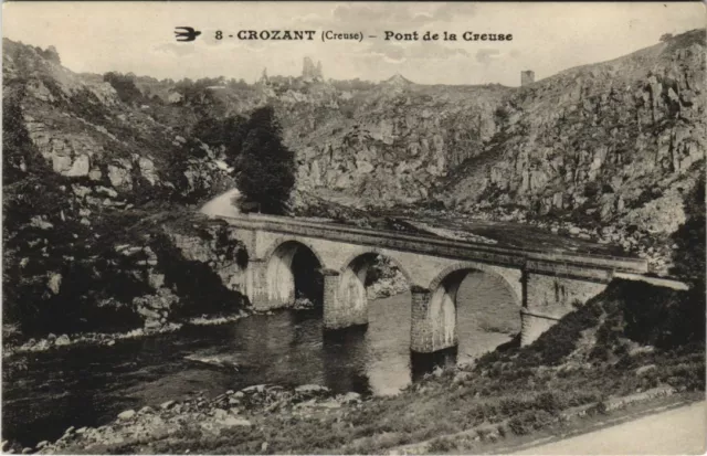 CPA CROZANT Pont de la Creuse (1143848)