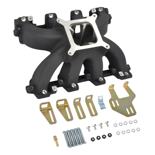 Black Aluminum Super Victor EFI Single Plane Intake Manifold For Gen III LS1/LS2