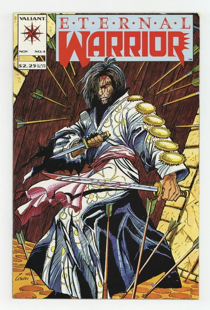 Eternal Warrior #4 NM- 9.2 1992 1st app. Bloodshot (cameo)