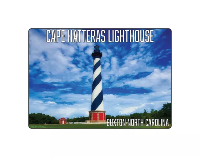 Cape Hatteras Lighthouse Outer Banks Buxton North Carolina 5x3.5 inch Sticker