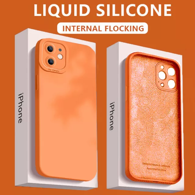 Shockproof Silicone Soft Case For iPhone 11 12 13 Pro Max Mini XS X XR 8 7 Cover