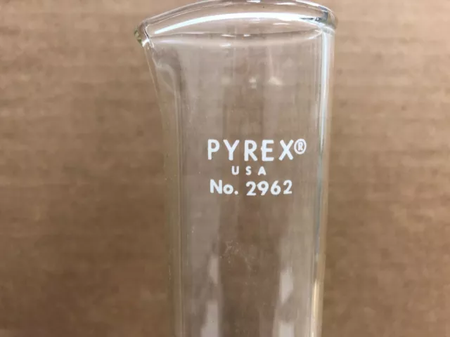 Cylindre de mélange gradué Pyrex 2962 laboratoire de chimie 2