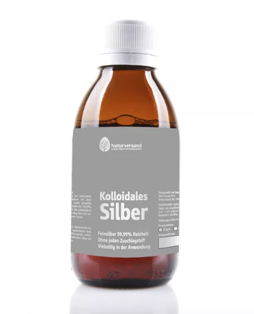 Kolloidales Silber (Silberwasser), 100ppm, 250ml, hochrein, koch konzentriert.