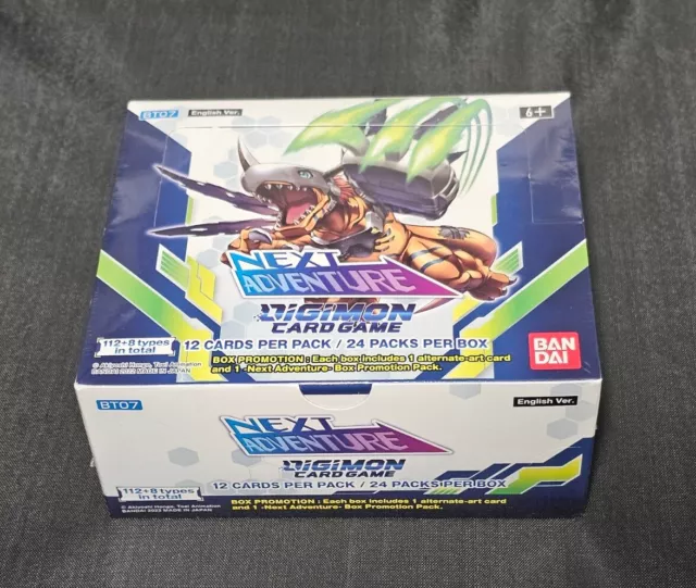 Bandai Digimon CCG: Next Adventure Booster Box - BT07 - Sealed New A2