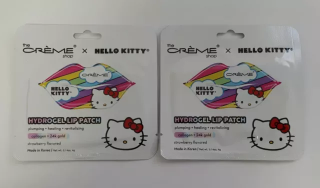 The Crème Shop x Hello Kitty Lot de 2 Hydrogel Lip Patch Masque lèvres /EBMX