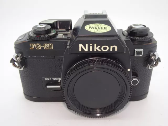 Nikon FG-20 35mm Film SLR Camera Body in Black